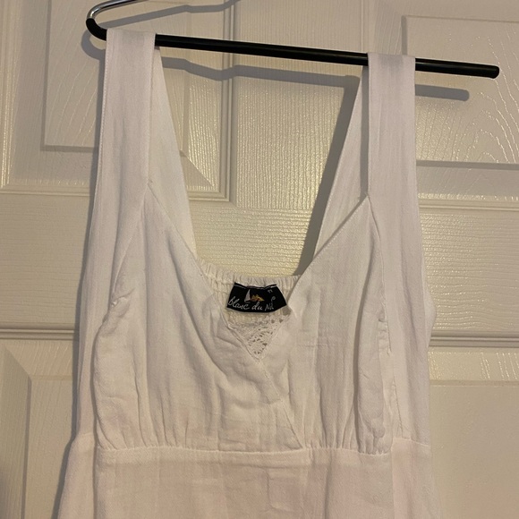White linen dress - Picture 2 of 4